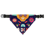 Mexican Skull Cinco de Mayo Print Over The Collar Dog Bandana