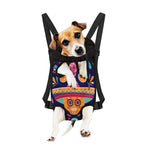 Mexican Skull Cinco de Mayo Print Pet Carrier Backpack