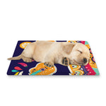 Mexican Skull Cinco de Mayo Print Pet Cooling Mat Cover