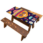 Mexican Skull Cinco de Mayo Print Picnic Table Cover
