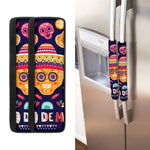Mexican Skull Cinco de Mayo Print Refrigerator Handle Covers