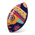 Mexican Skull Cinco de Mayo Print Rugby Ball