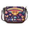 Mexican Skull Cinco de Mayo Print Saddle Bag