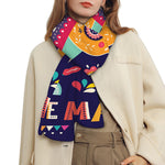 Mexican Skull Cinco de Mayo Print Scarf