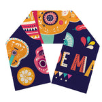 Mexican Skull Cinco de Mayo Print Scarf