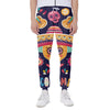 Mexican Skull Cinco de Mayo Print Scuba Joggers