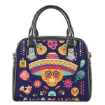 Mexican Skull Cinco de Mayo Print Shoulder Handbag