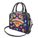 Mexican Skull Cinco de Mayo Print Shoulder Handbag