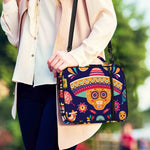 Mexican Skull Cinco de Mayo Print Shoulder Strap Bible Bag