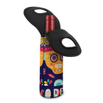 Mexican Skull Cinco de Mayo Print Single Neoprene Wine Tote
