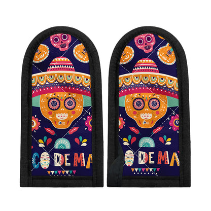 Mexican Skull Cinco de Mayo Print Skillet Handle Cover