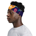 Mexican Skull Cinco de Mayo Print Sports Headband