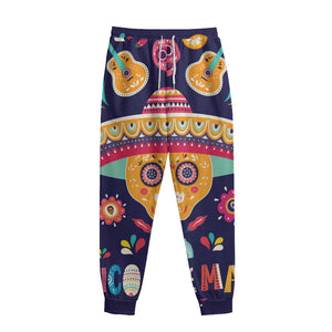 Mexican Skull Cinco de Mayo Print Sweatpants