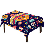 Mexican Skull Cinco de Mayo Print Tablecloth