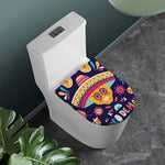 Mexican Skull Cinco de Mayo Print Toilet Lid Cover