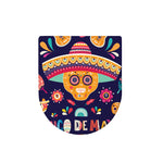 Mexican Skull Cinco de Mayo Print Toilet Lid Cover