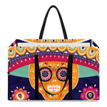 Mexican Skull Cinco de Mayo Print Utility Tote Bag