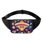 Mexican Skull Cinco de Mayo Print Waist Bag