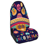 Mexican Skull Cinco de Mayo Print Waterproof Car Seat Cover
