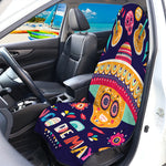 Mexican Skull Cinco de Mayo Print Waterproof Car Seat Cover