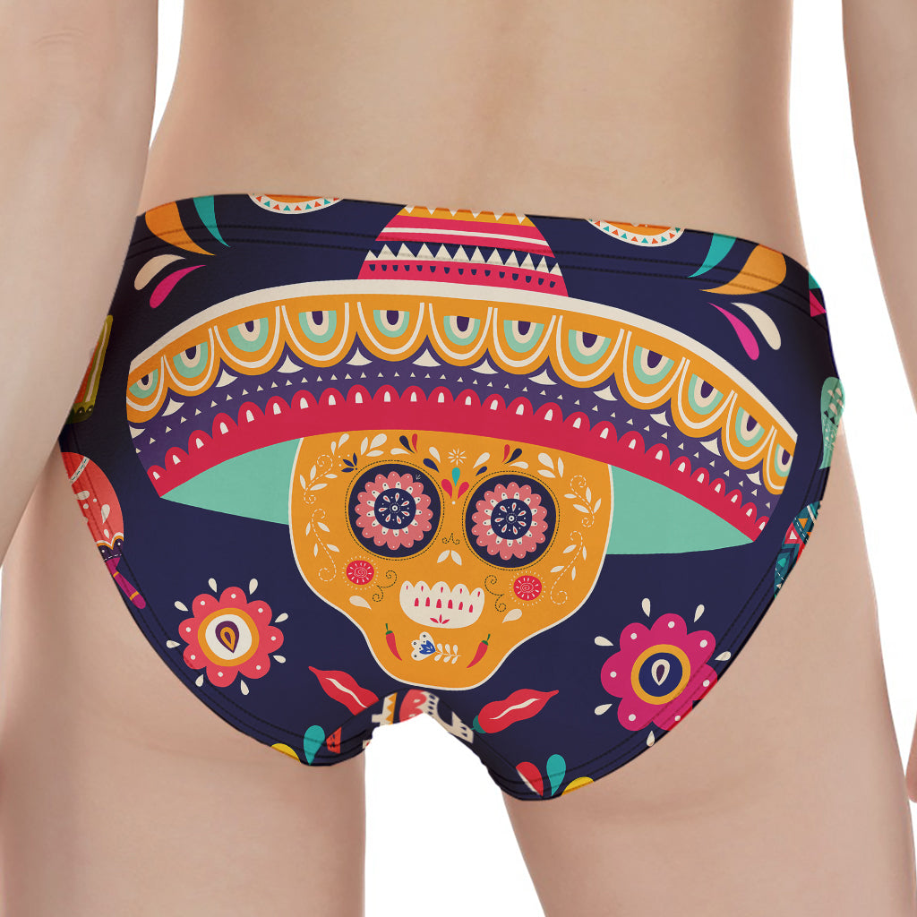 Mexican Skull Cinco de Mayo Print Women's Panties