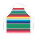 Mexican Striped Blanket Pattern Print Adjustable Apron