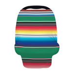Mexican Striped Blanket Pattern Print Baby Seat Cover