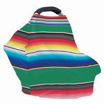Mexican Striped Blanket Pattern Print Baby Seat Cover