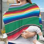 Mexican Striped Blanket Pattern Print Baby Seat Cover