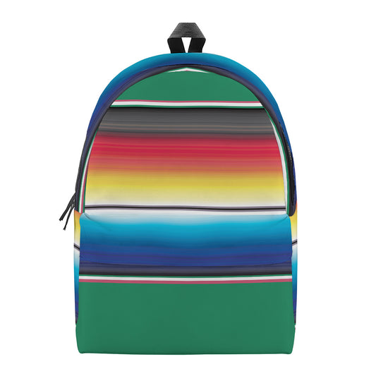 Mexican Striped Blanket Pattern Print Backpack