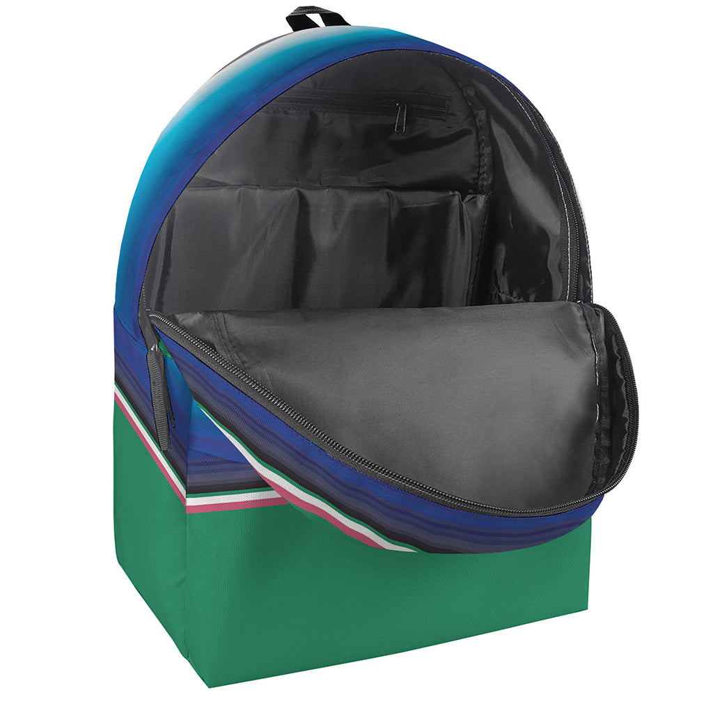 Mexican Striped Blanket Pattern Print Backpack