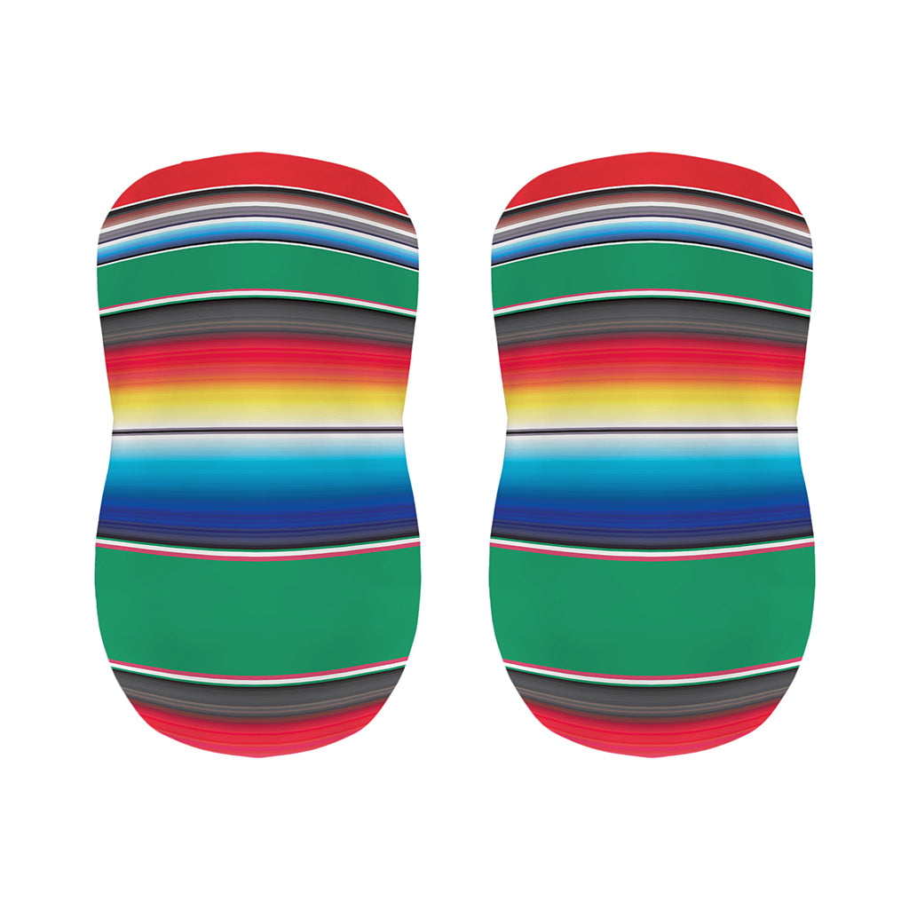 Mexican Striped Blanket Pattern Print Bar Stool Covers