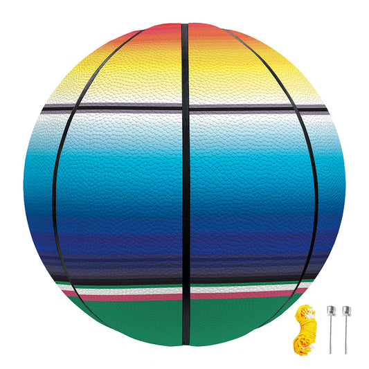 Mexican Striped Blanket Pattern Print Basketball