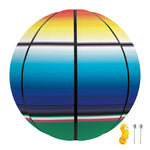 Mexican Striped Blanket Pattern Print Basketball