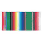 Mexican Striped Blanket Pattern Print Beach Towel