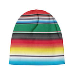 Mexican Striped Blanket Pattern Print Beanie