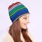 Mexican Striped Blanket Pattern Print Beanie