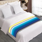 Mexican Striped Blanket Pattern Print Bed Runner