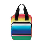 Mexican Striped Blanket Pattern Print Bible Tote Bag