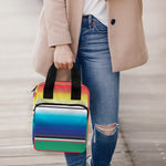 Mexican Striped Blanket Pattern Print Bible Tote Bag