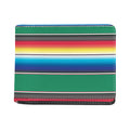 Mexican Striped Blanket Pattern Print Bifold Wallet