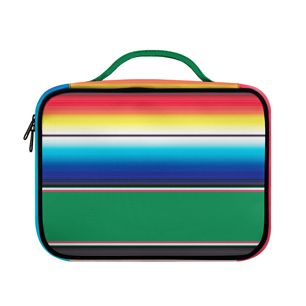 Mexican Striped Blanket Pattern Print Briefcase Bible Bag