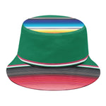 Mexican Striped Blanket Pattern Print Bucket Hat