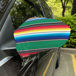 Mexican Striped Blanket Pattern Print Car Side Mirror Covers