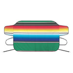 Mexican Striped Blanket Pattern Print Car Windshield Snow Cover