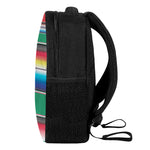 Mexican Striped Blanket Pattern Print Casual Backpack