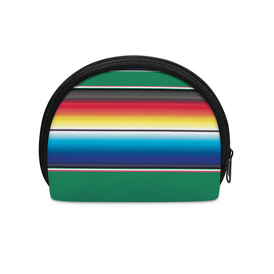Mexican Striped Blanket Pattern Print Coin Purse