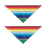 Mexican Striped Blanket Pattern Print Dog Bandana