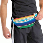 Mexican Striped Blanket Pattern Print Fanny Pack