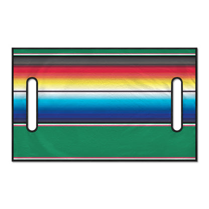Mexican Striped Blanket Pattern Print Golf Cart Seat Cover